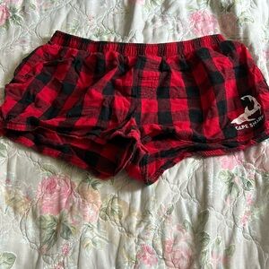 Women’s cape shark pajama shorts